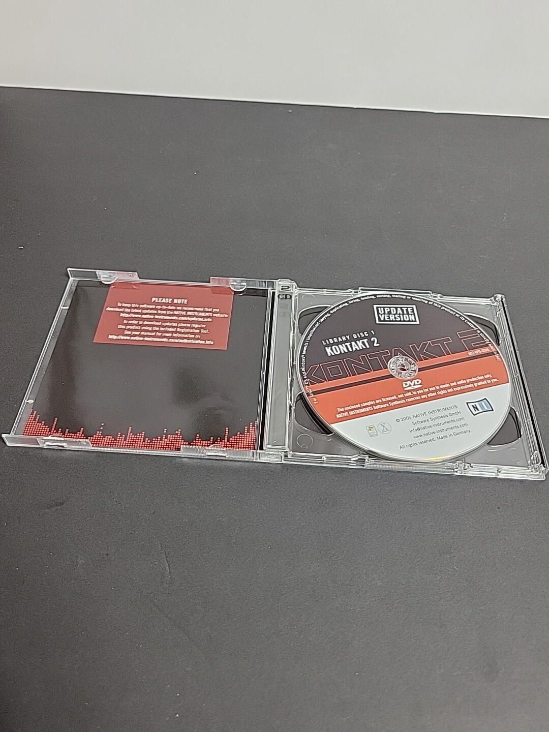 Native Instruments Kontakt 2 UPDATE Installation Discs