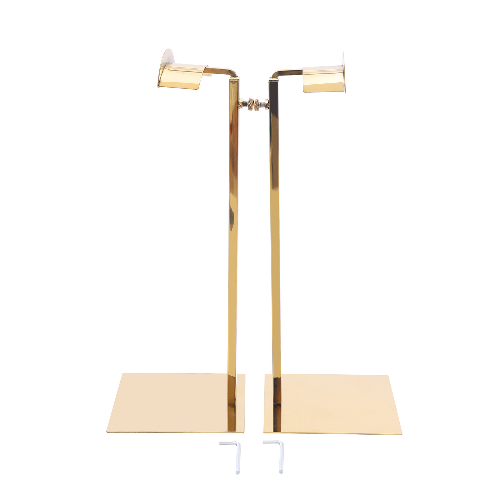 2-Pack Adjustable Metal Handbag Racks for Stylish Storage and Display