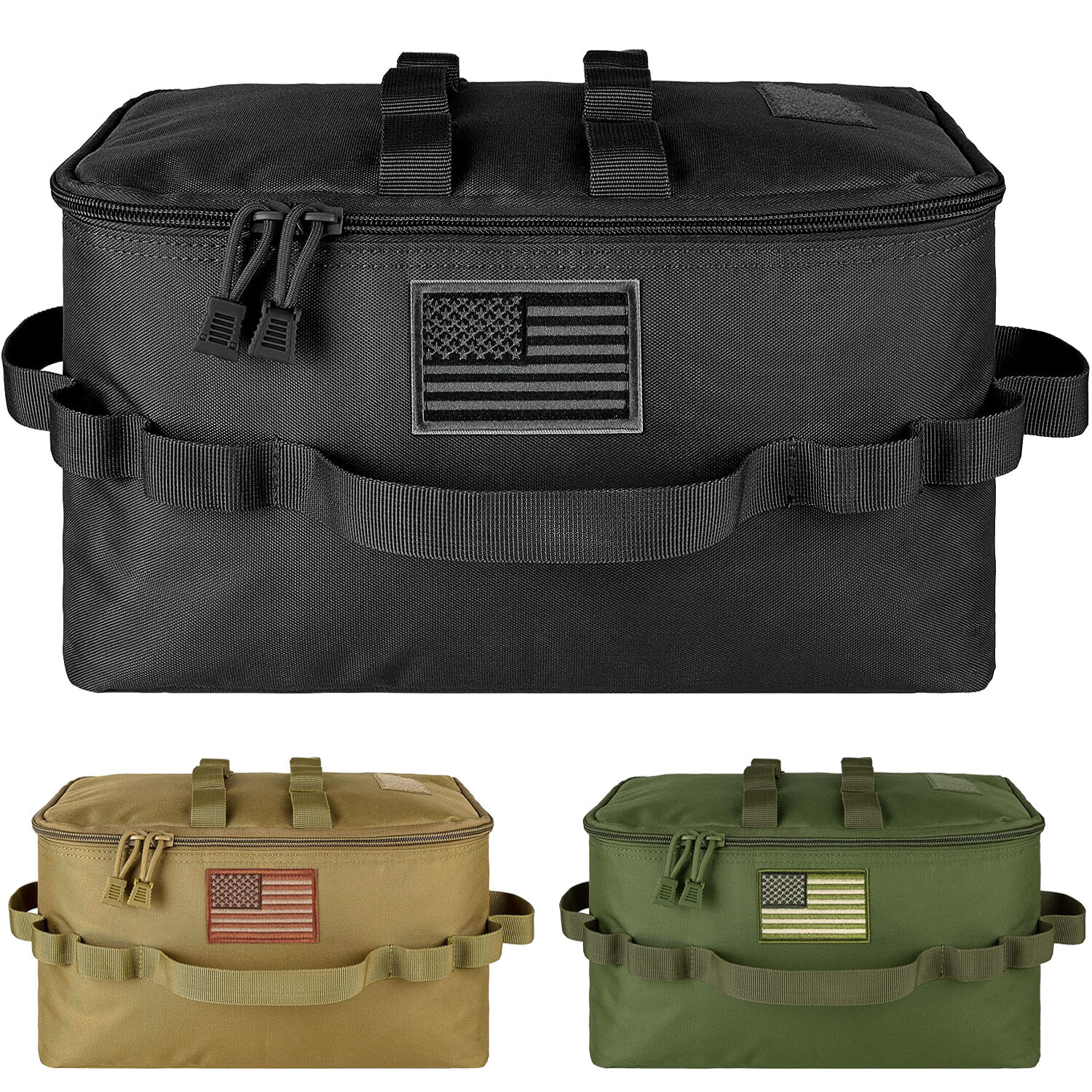 Tactical Camping Storage Bag 11L Utility Tote Bag Camping Cookware Organizer Bag