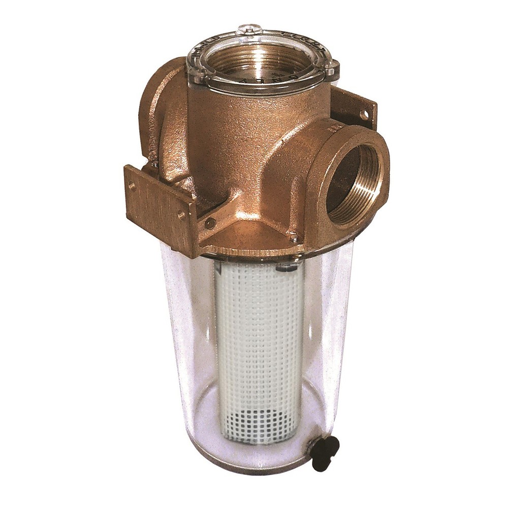 GROCO ARG-500 Series 1/2" Raw Water Strainer w/Non-Metallic Plast... [ARG-500-P]