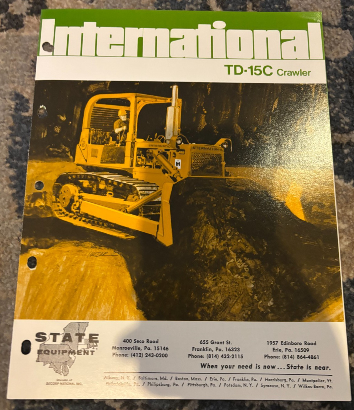 International Harvester TD-15C Pay Dozer Brochure AMIL25 ver2