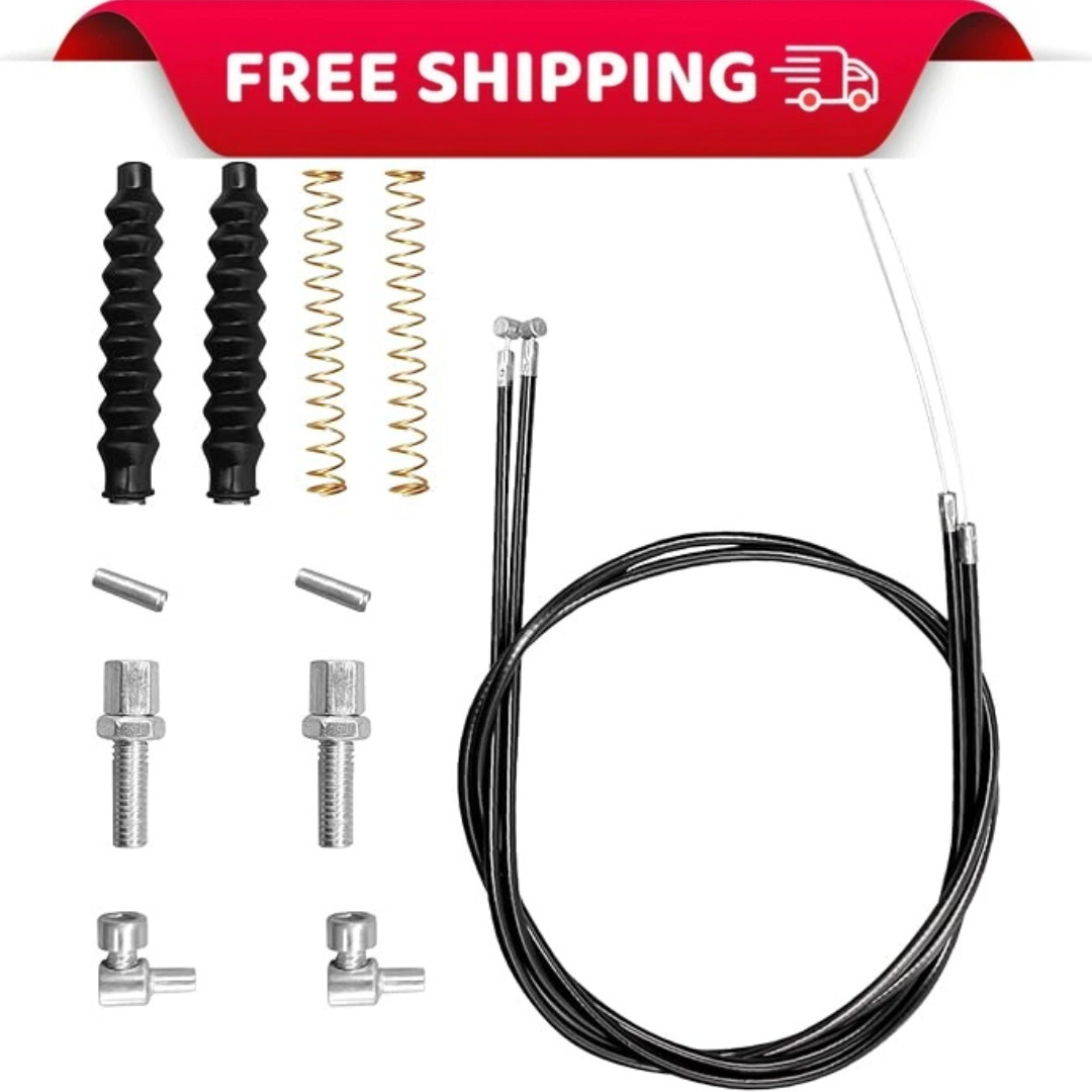 14Pcs Brake Cable Drive Rollator Replacement Parts, Brake Cable Parts for Walker