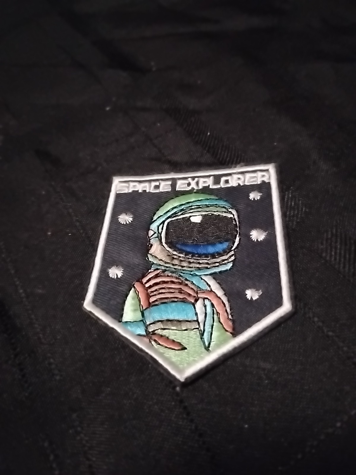 ASTRONAUT SPACE EXPLORER IRON OR SEW ON PATCH EMBROIDERED APPLIQUE BADGE LOGO