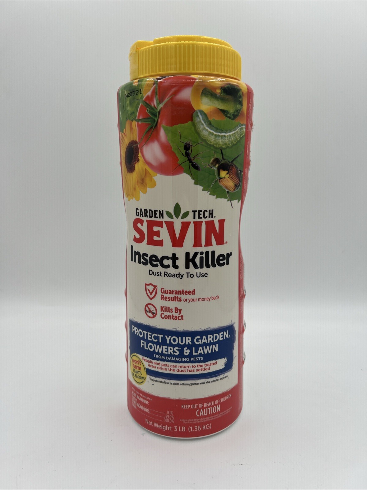 Sevin 3️⃣ lb Outdoor Lawn & Garden Insect Killer Dust – Covers 6,000 sq. ft. New