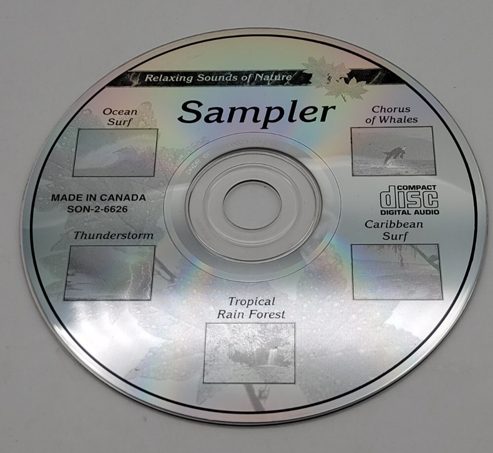 Relaxed sounds of nature~ Sampler ~ PC CD-ROM ~Ambient Audio Wellness Tool