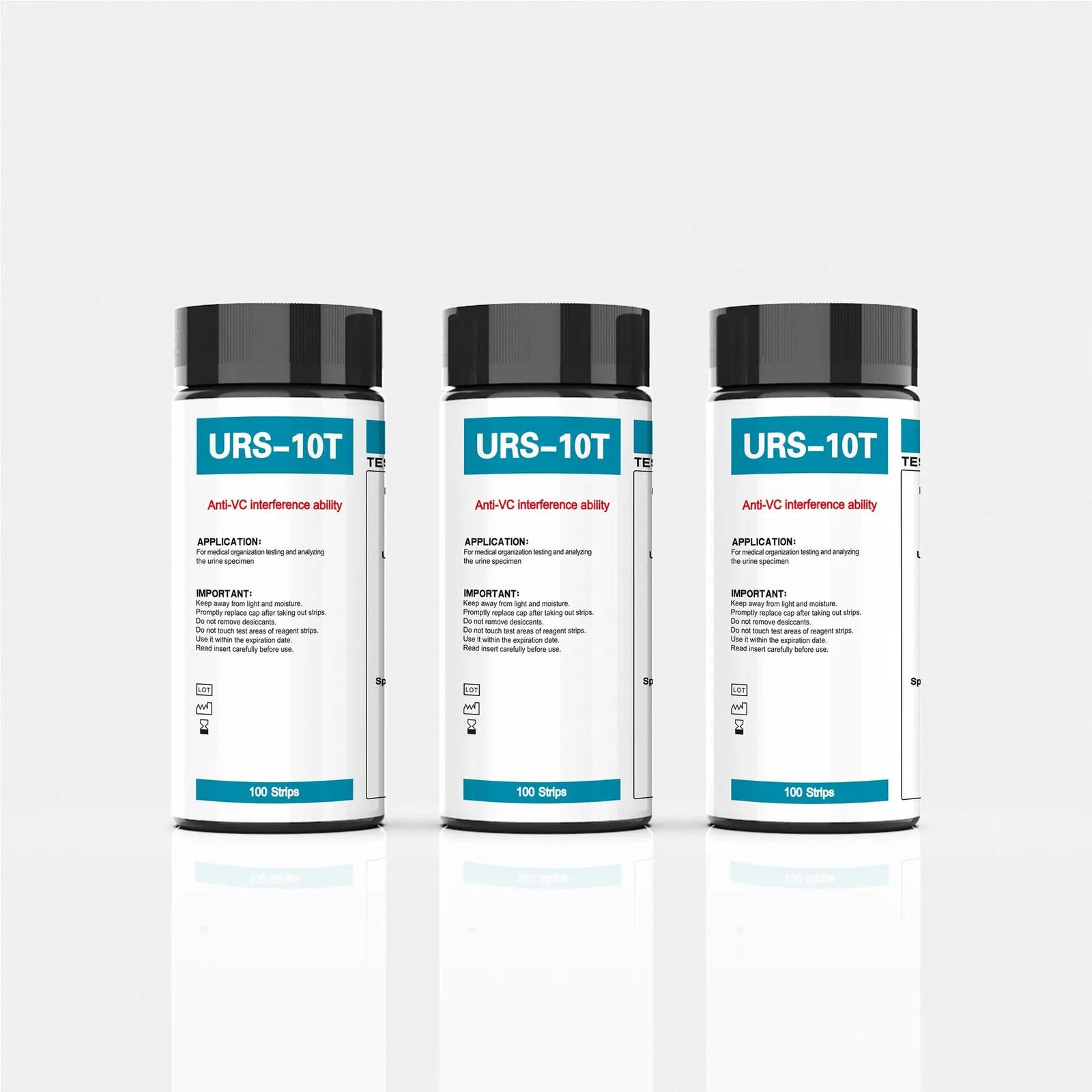 10Parameter Urine Test Strips 100 Strips for Home Use Urinalysis Testing URS\\