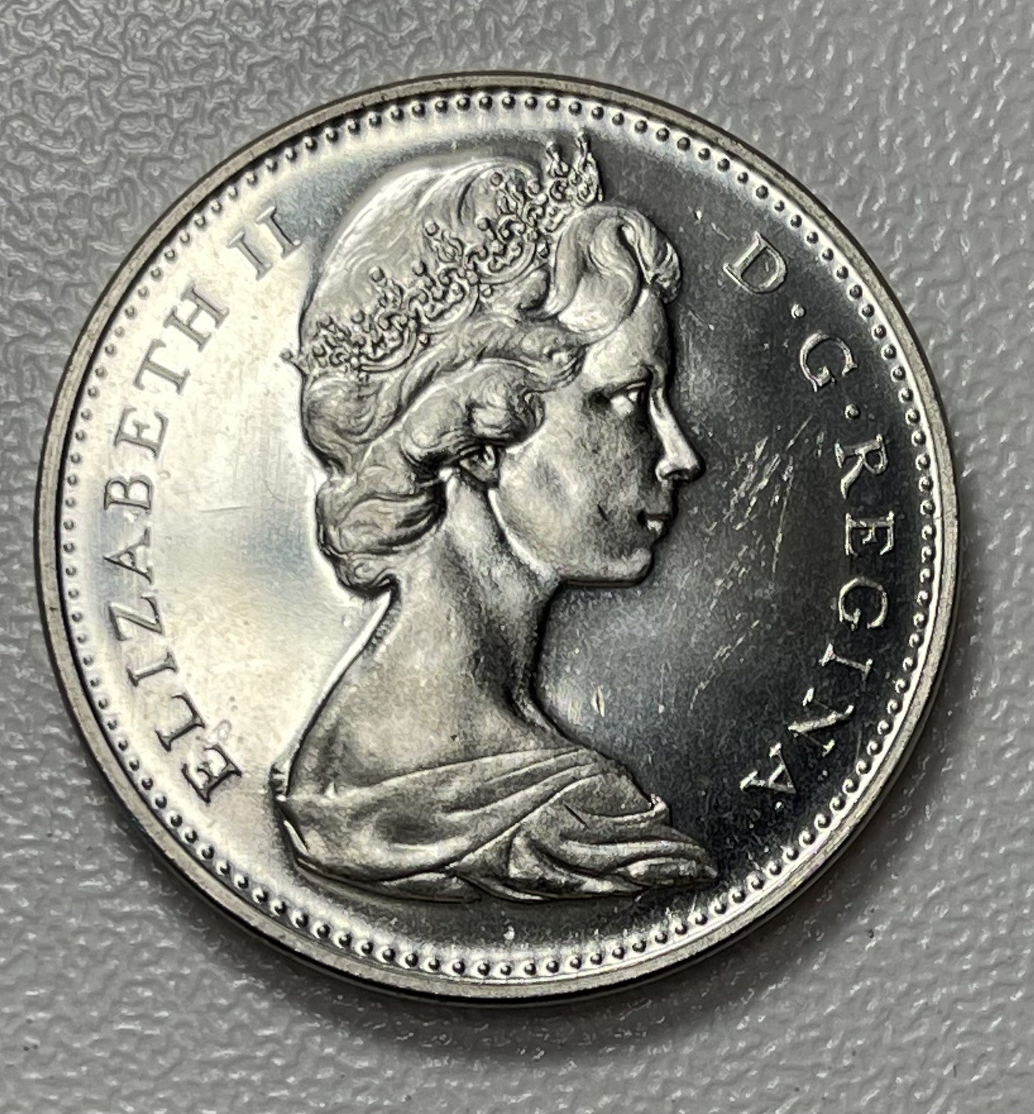 Canada, 5 cents, 1966, BU
