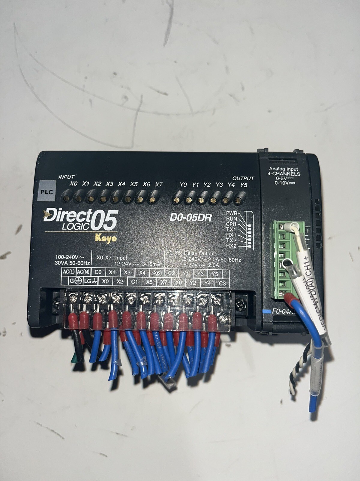 AUTOMATION DIRECT D0-05DR KOYO PROGRAMMABLE CONTROLLER Used Fast Shipping