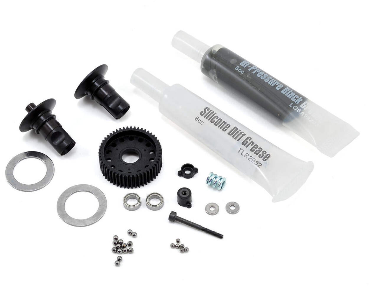 COMPLETE BALL DIFF, TUNGSTEN BALLS : 22, 22T, 22SCT TLR
