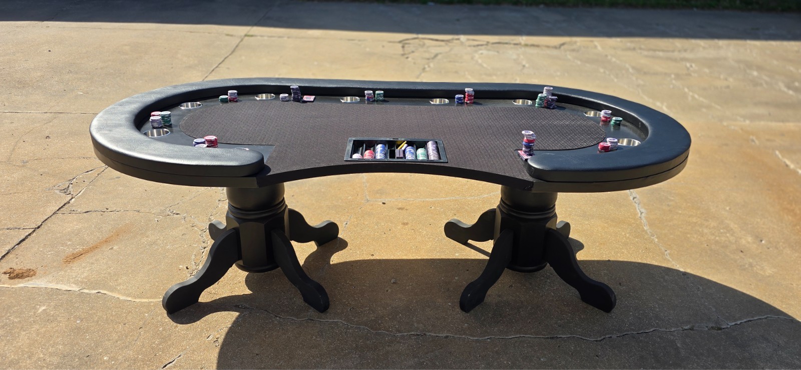 🃏🔥 10-Player Dealer Poker Table – CLEAN SETUP 🔥🃏