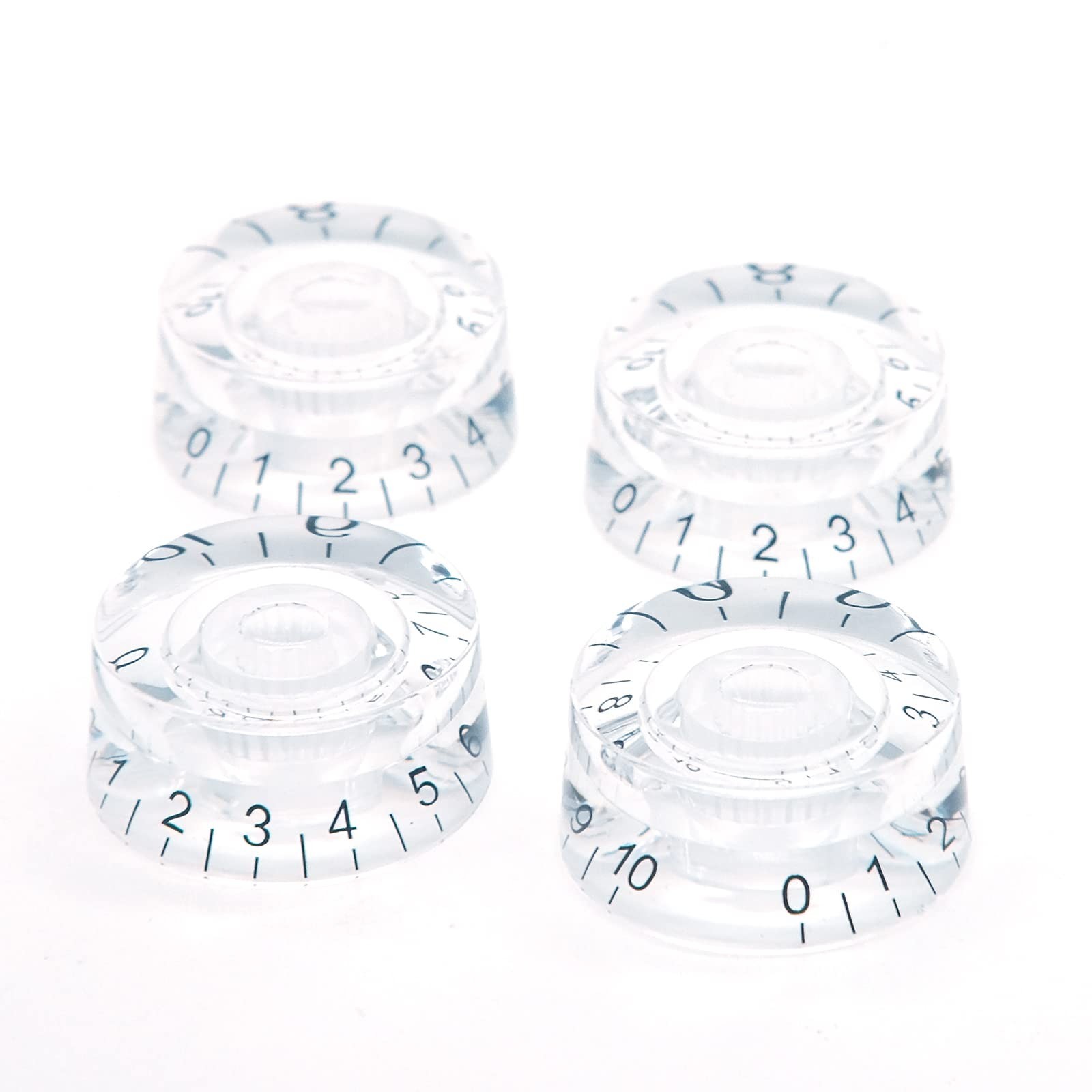 4PCS Electric Guitar Top Hat Knobs Speed Volume Tone Control Knobs Compatible...