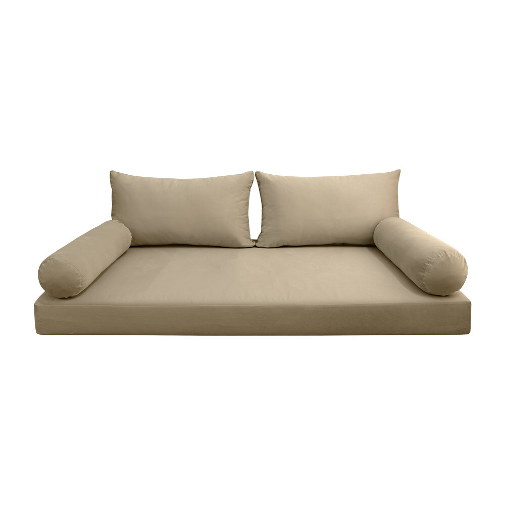 |SLIPCOVER ONLY| S.V2 Velvet Indoor Daybed Mattress Pillow Knife Edge Full AD304
