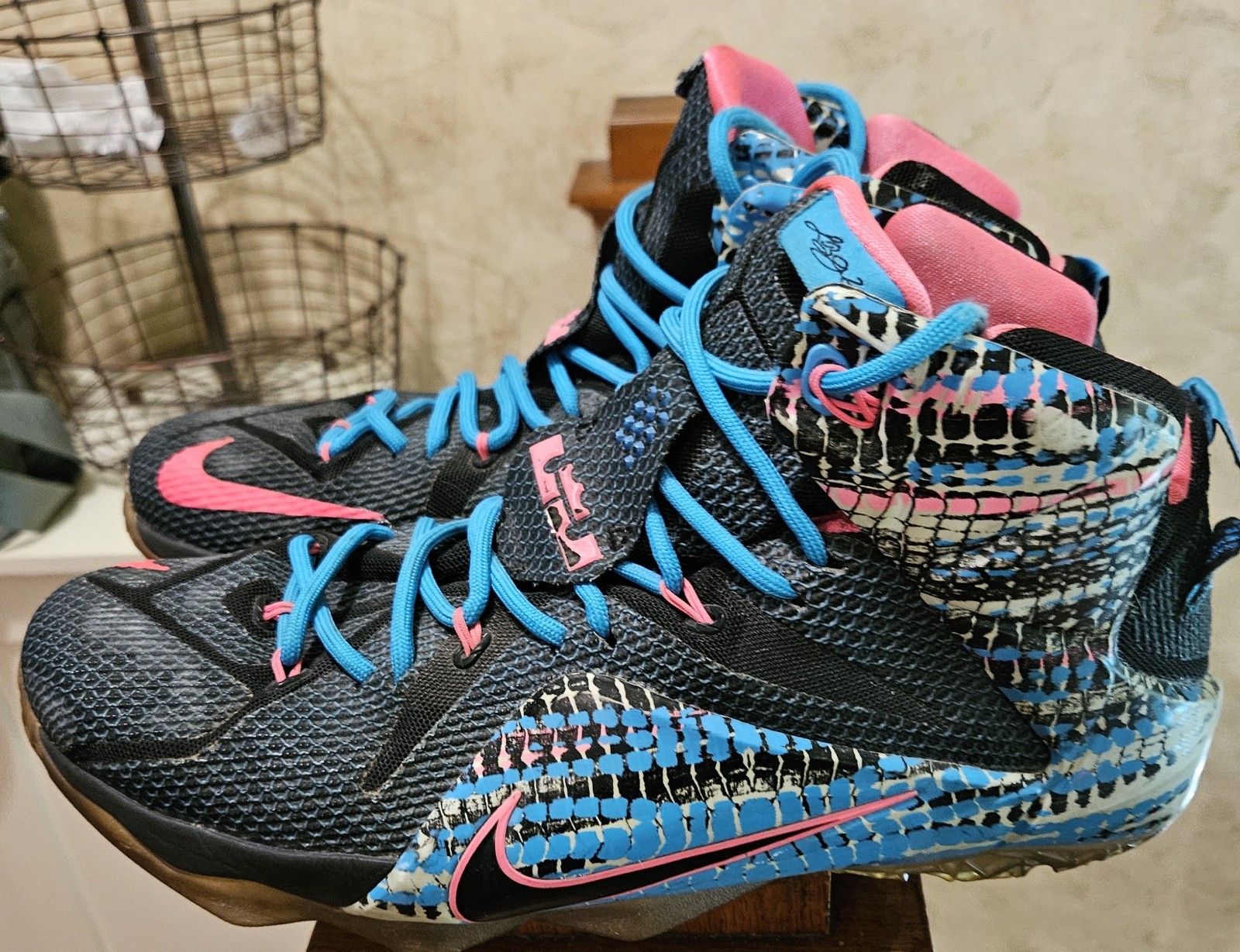 Used Nike LeBron 12 “23 Chromosomes” 2015 (684593-006) Size 11.5