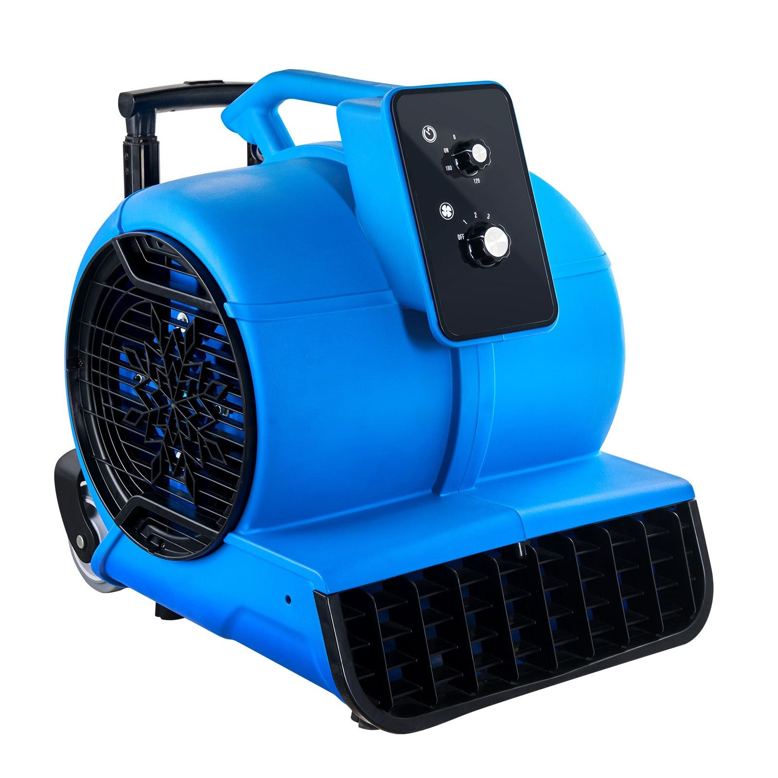 Carpet Dryer Fan: 4000 CFM, 3-Speed, Adjustable Angles, 24ft Cord