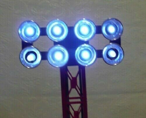 Cool White LED Lamp Replacement kit for Lionel 8-lamp Floodlight Tower