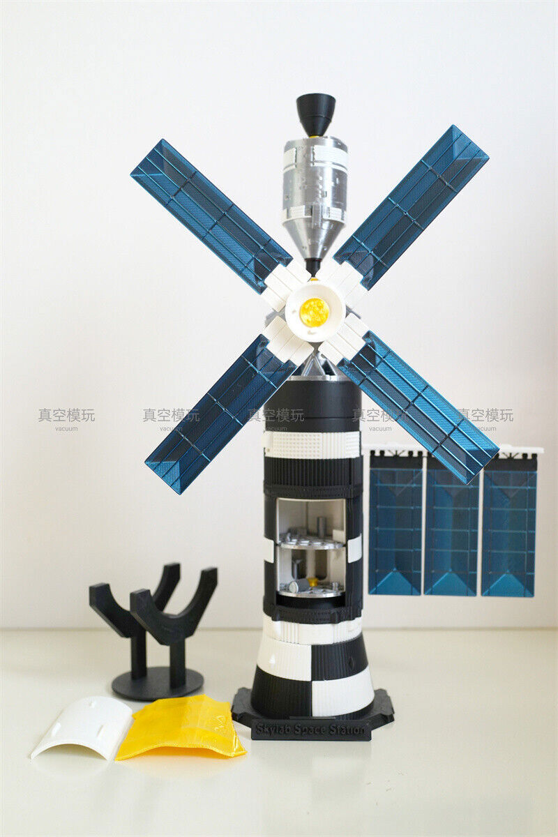 Handmade 1:144 Scale Sky Lab S-IVB Skylab Model Space Station Painted Model Toy