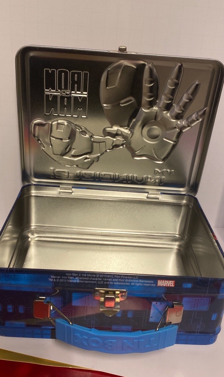 Iron Man 2 I'm Invincible Tin Box 2010 Lunch Box