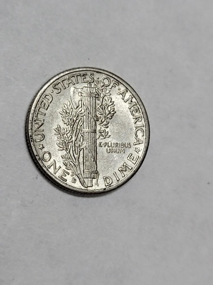 1943 D Mercury Dime
