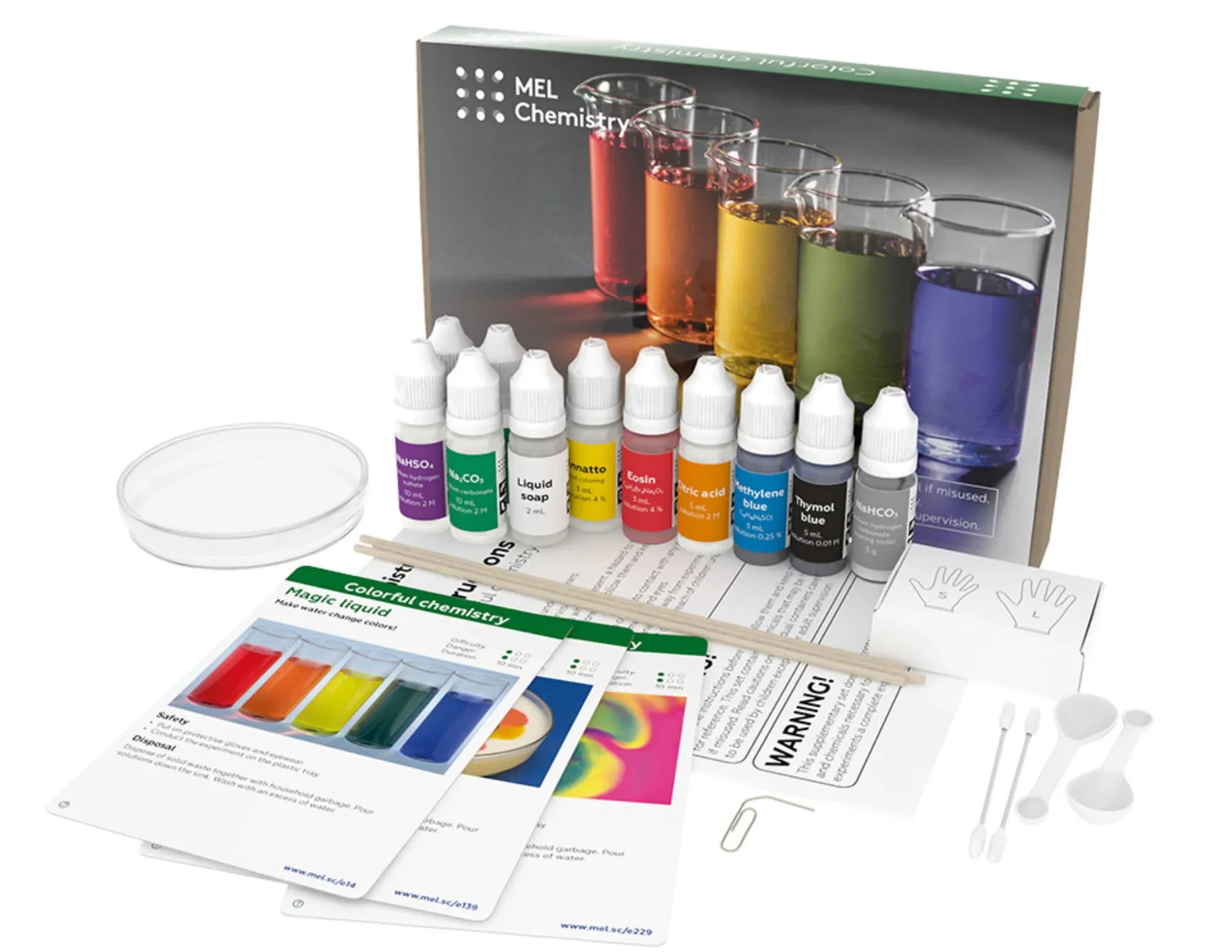 [NEW/SEALED] MEL Science Chemistry COLORFUL CHEMISTRY Supplemental Kit (10+)