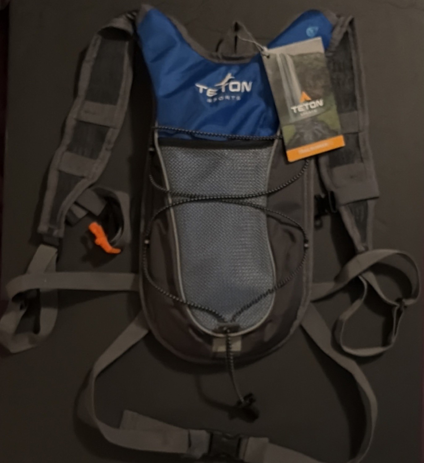 New TETON Sports Trailrunner 2.0 Hydration Pack 2L Blue Gray Ripstop Lightweight