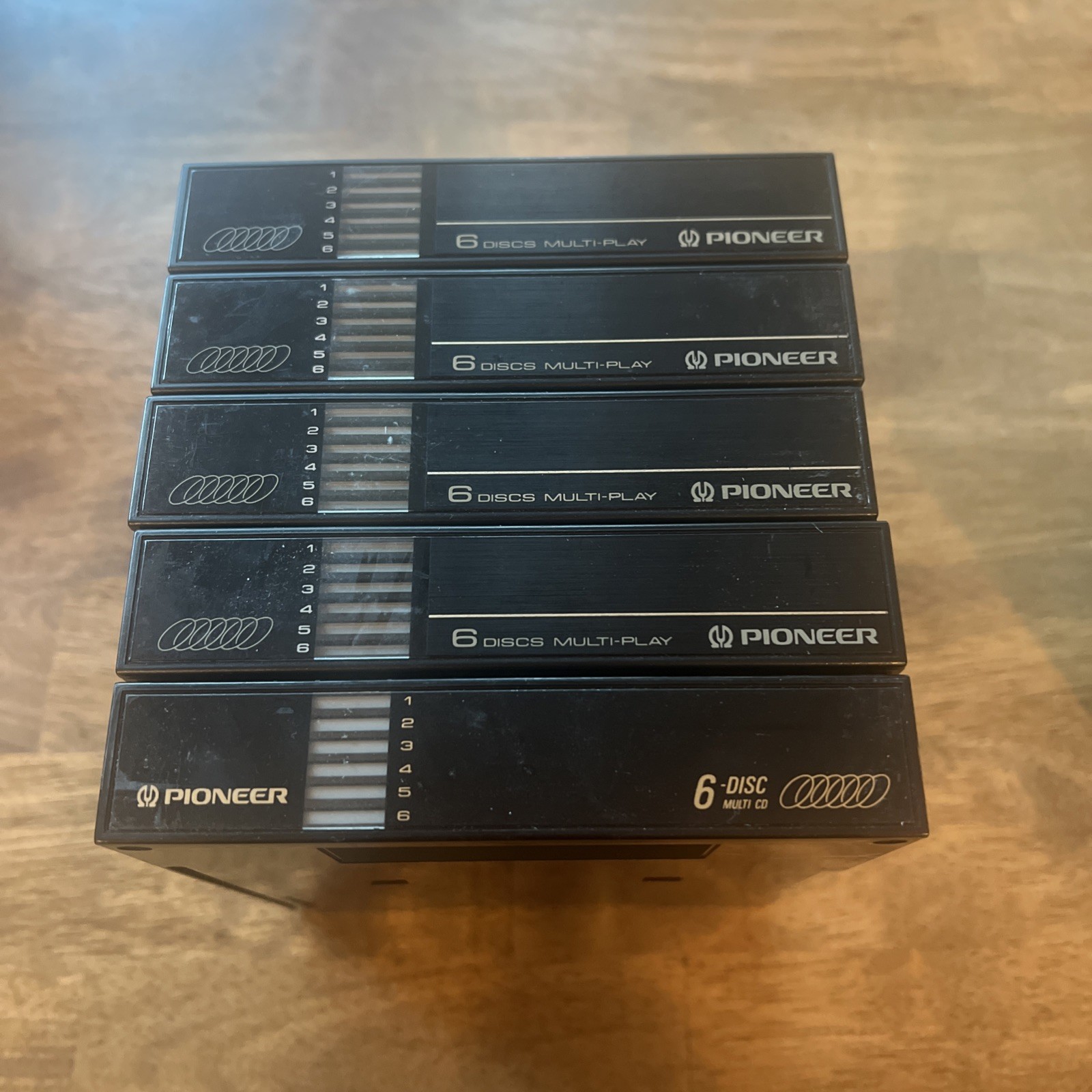 (Lot of 5) PIONEER 6-Disc Multi-Play CD Player Magazine Cartridge - ONE OWNER