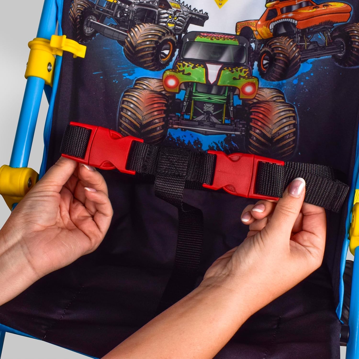 Monster Jam Umbrella Stroller Lightweight Fold Canopy