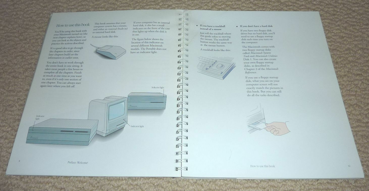 Apple Macintosh Getting Started with your Macintosh Book Guide 030-3906-A