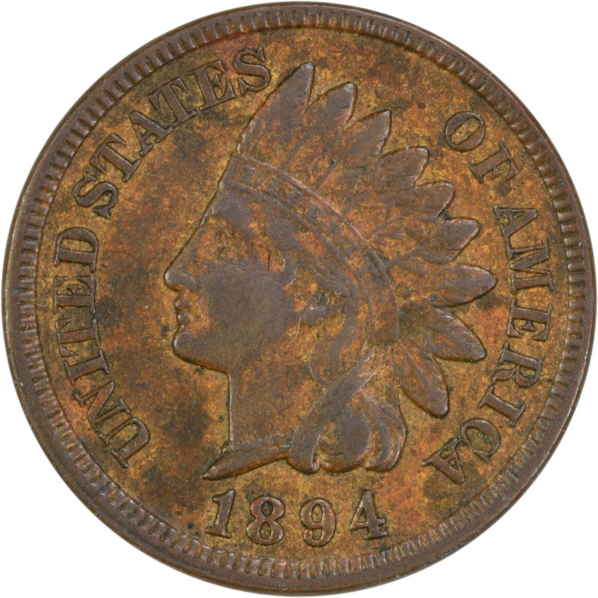 1894 Indian Cent EF Uncertified #332