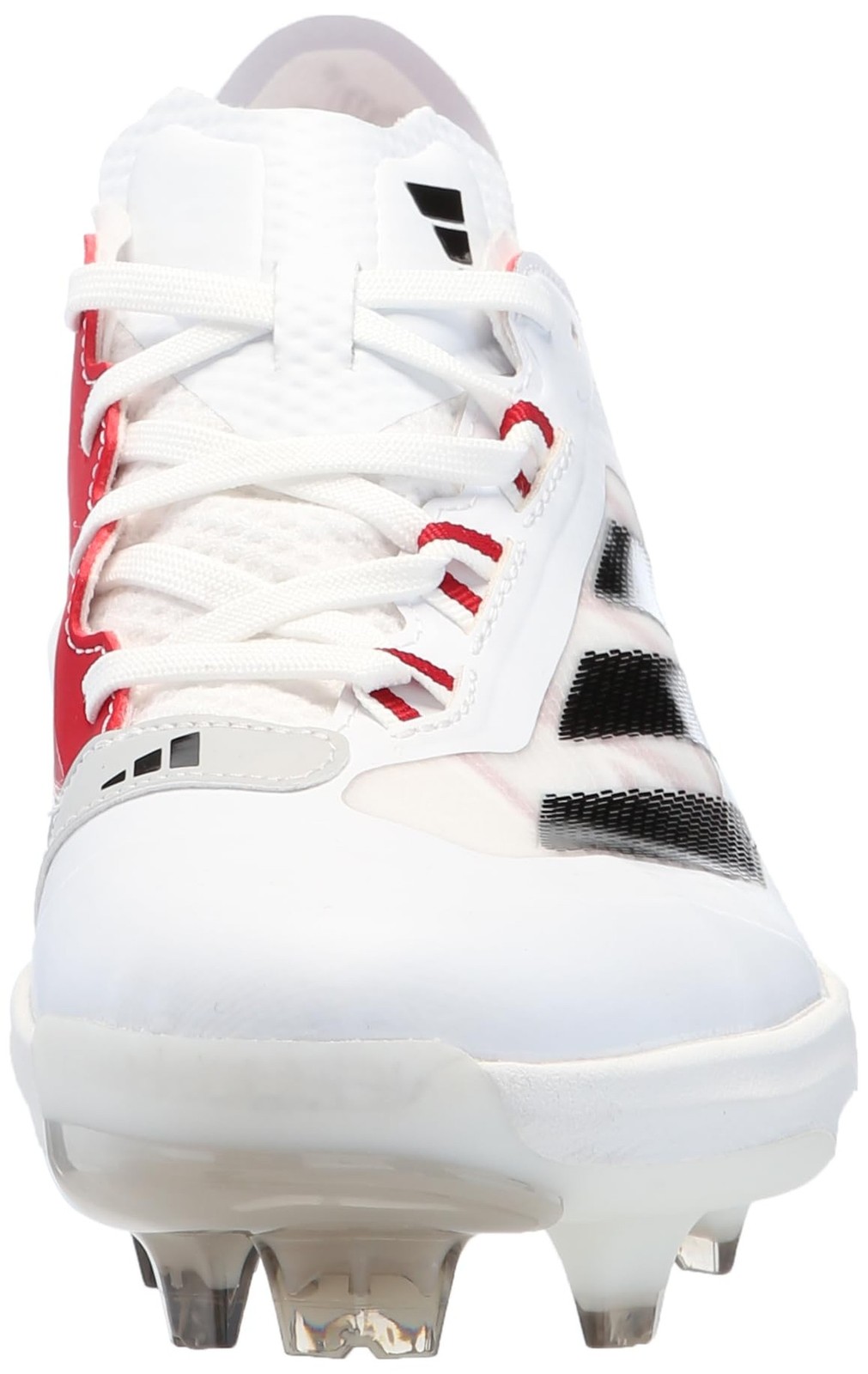 adidas Men's Adizero Impact Baseball 8.5 White/Black/Team Power Red