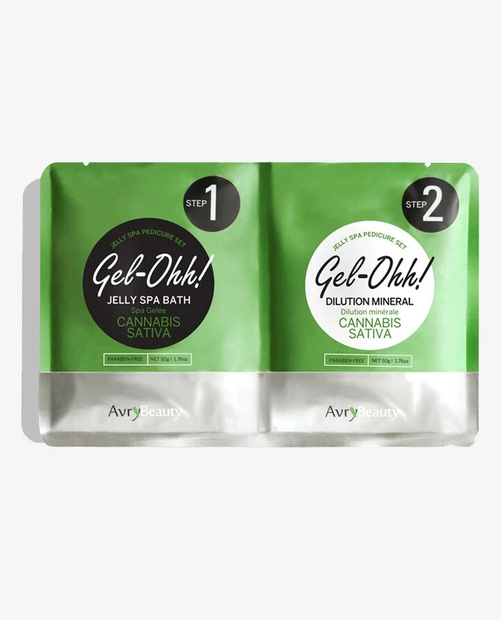 AvryBeauty Jelly Spa Pedicure Foot Bath | CANNABIS SATIVA (Set of 5)