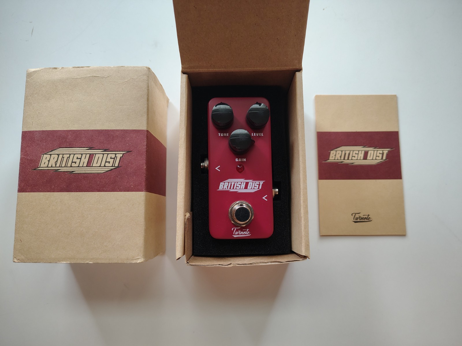 Twinote British Distortion Mini Pedal