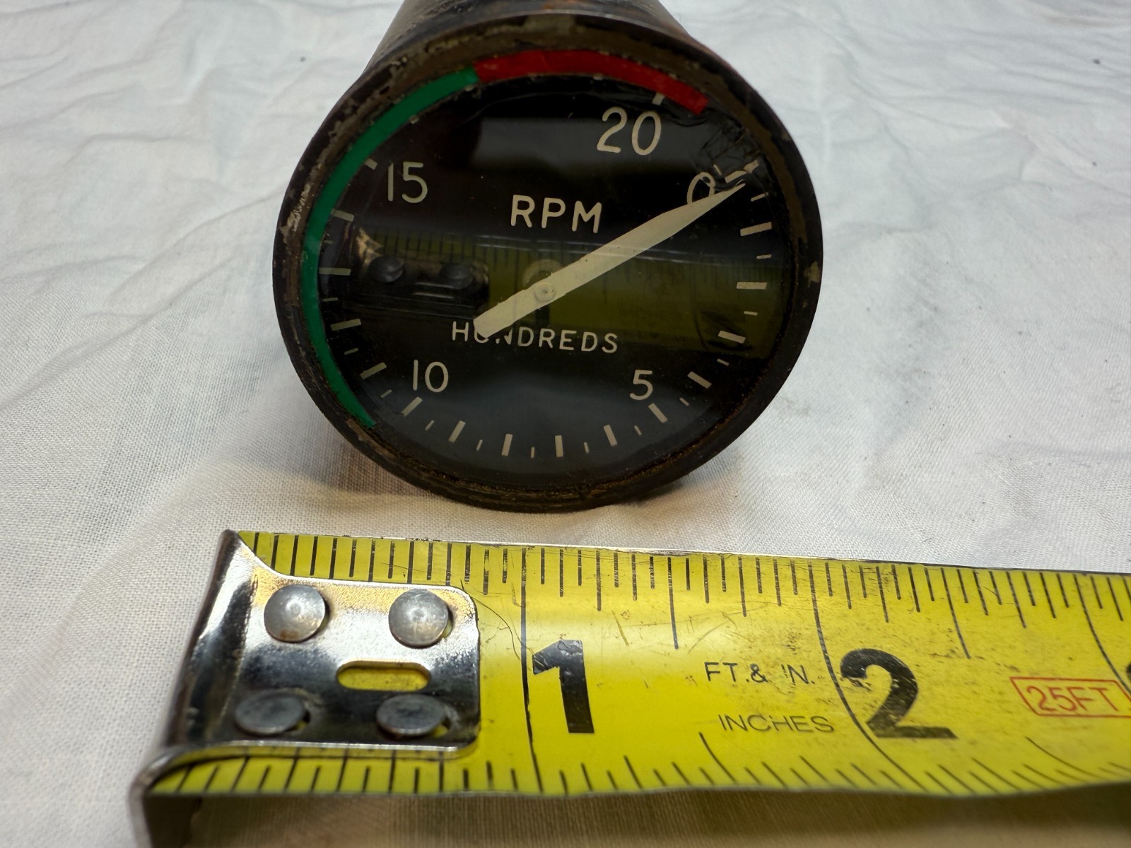 GE Tachometer Indicator 8DJ81-BAC 2000 RPM 1961