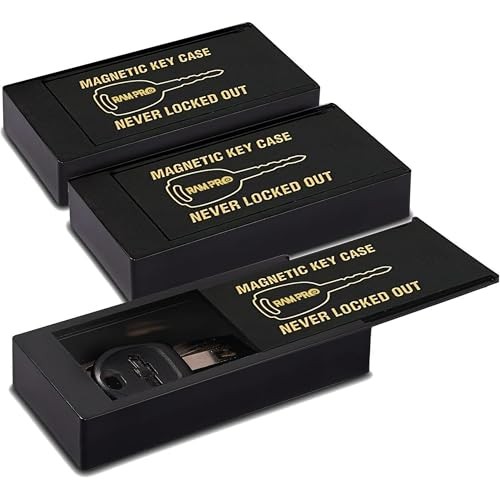 Hide A Key Magnetic Key Holder Under Car - Hide A Key for Your Car So 3 Pack