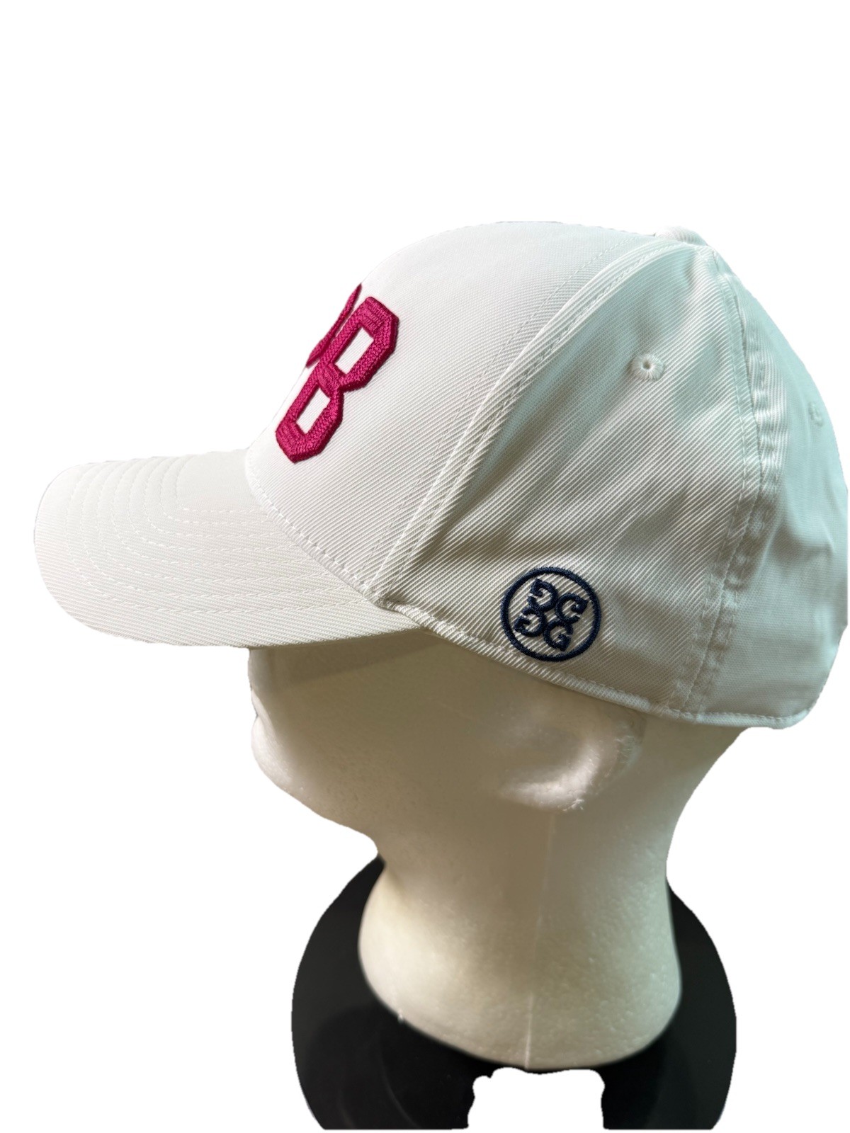 G/FORE MPB Golf Hat White Pink Snapback Adjustable Breast Cancer