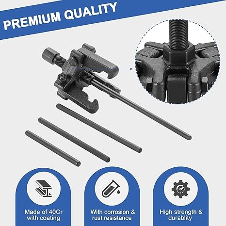 Harmonic Balancer Puller Kit, Adjustable 3-Jaw Puller for Removing Harmonic Damp