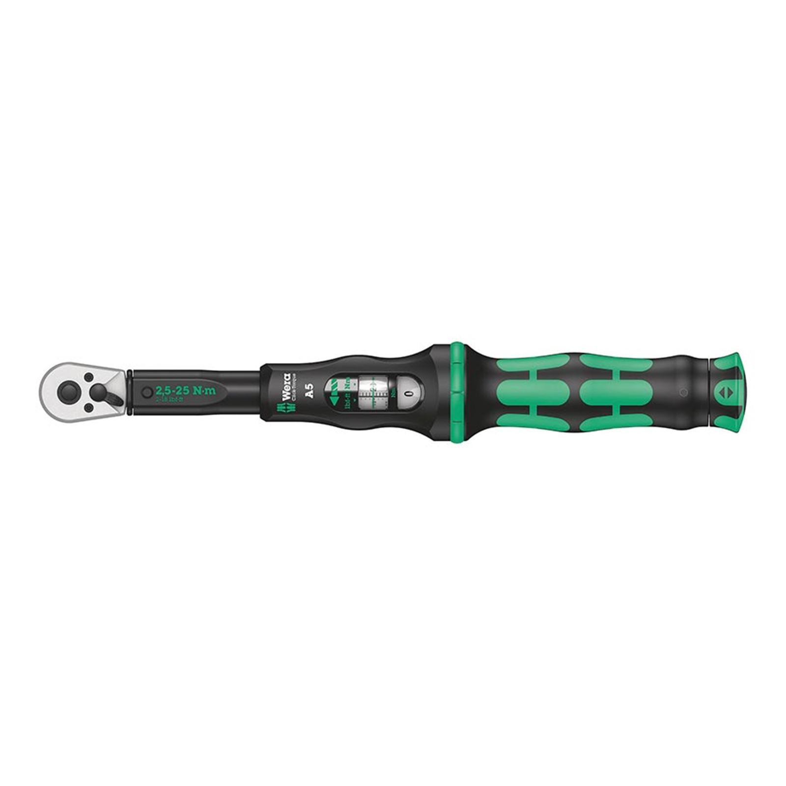 Wera Click-Torque Torque Wrench - 2.5-25Nm - 1/4'' Drive 05075604001