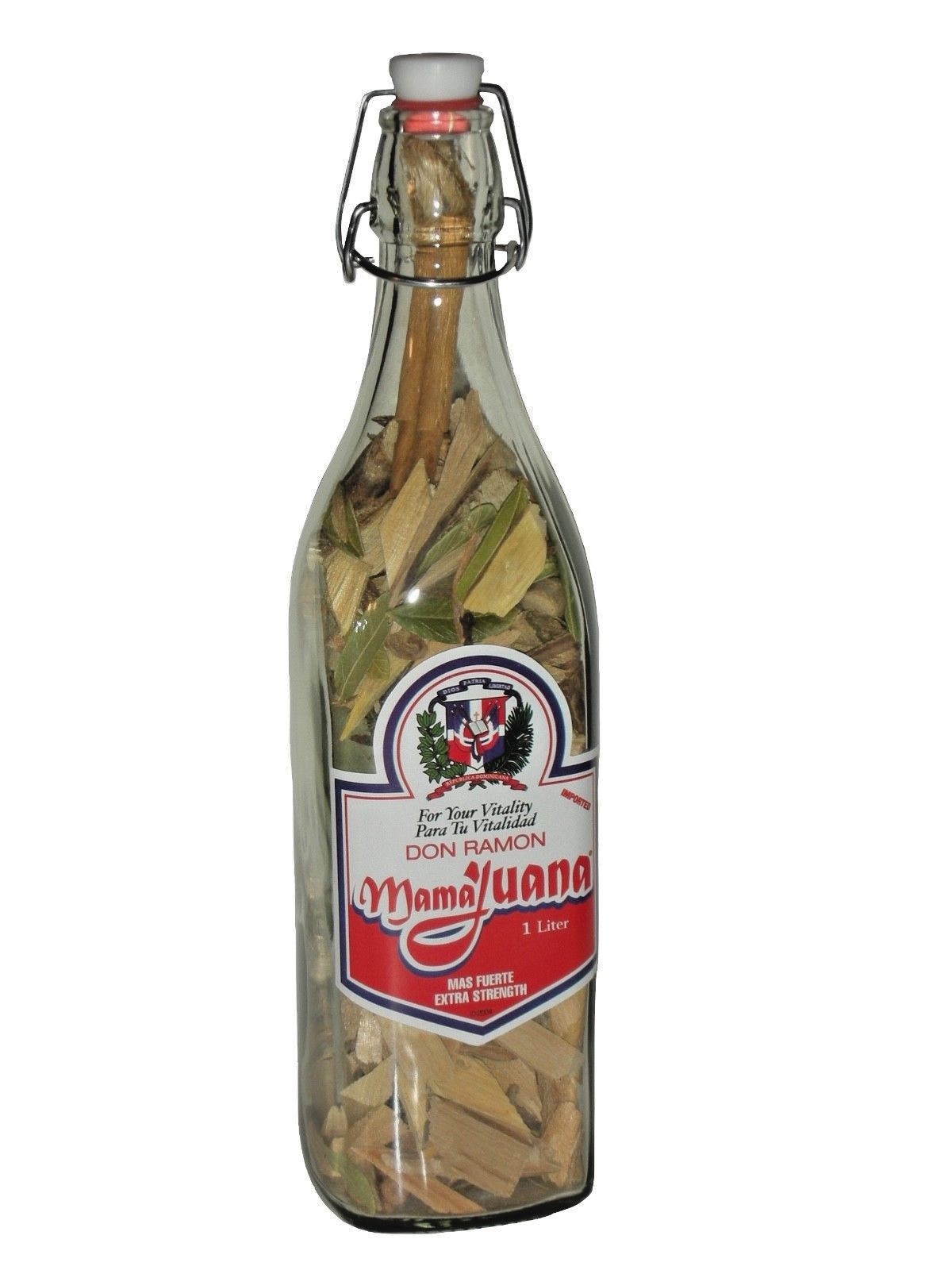 MAMAJUANA W/ EXTRA CINNAMON DIY 1-LITER APHRODISIAC HERBS by DON RAMON BOTTLE