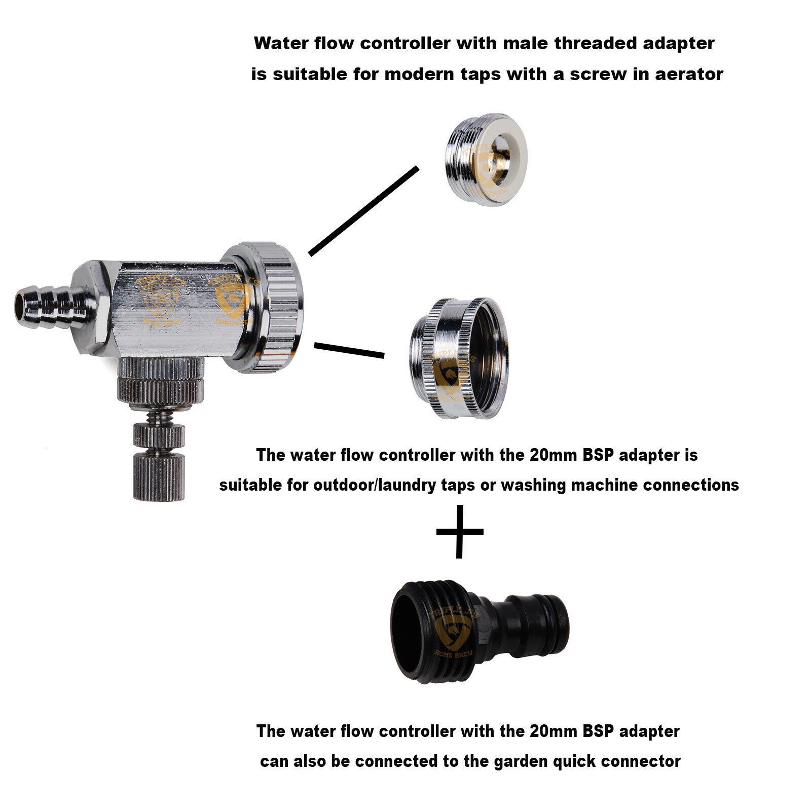 New Still Spirits T500 Water Flow Controller & Adapters Home Brew Spirits