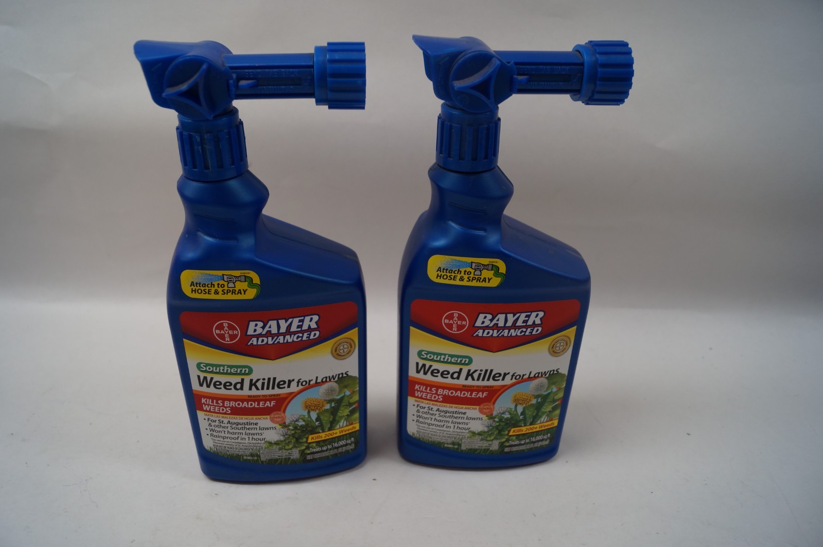 LOT (2) Bayer Advanced Southern Weed Killer for Lawns 200+Weeds 32oz NEW F121