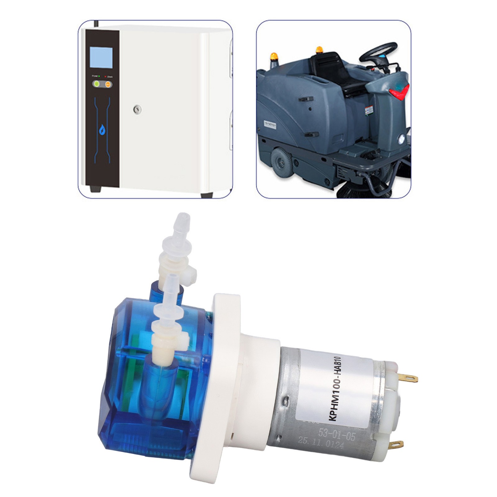 Mini Peristaltic Pump 180ml Per Minute 6W Self Priming Liquid Dosing Pump