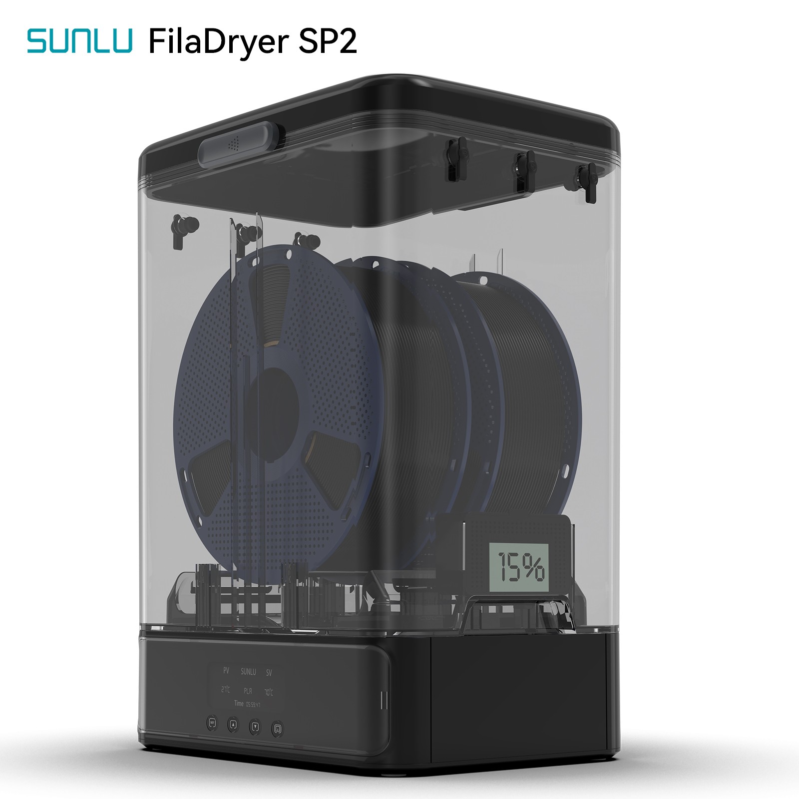 SUNLU FilaDryer SP2 Separation Design，Fast Heating，Strong Safety，Black