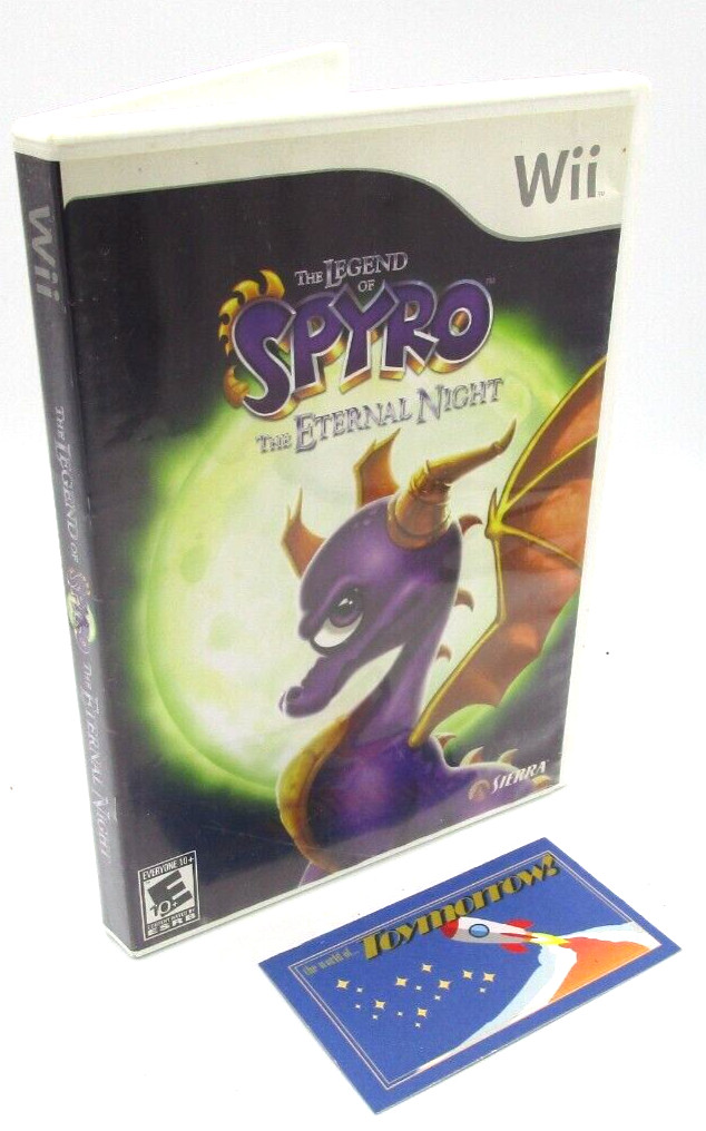 Nintendo Wii Legend of SPYRO Eternal Night EMPTY Case