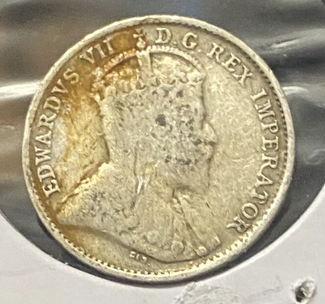 1903 Canada Five Cents Large H