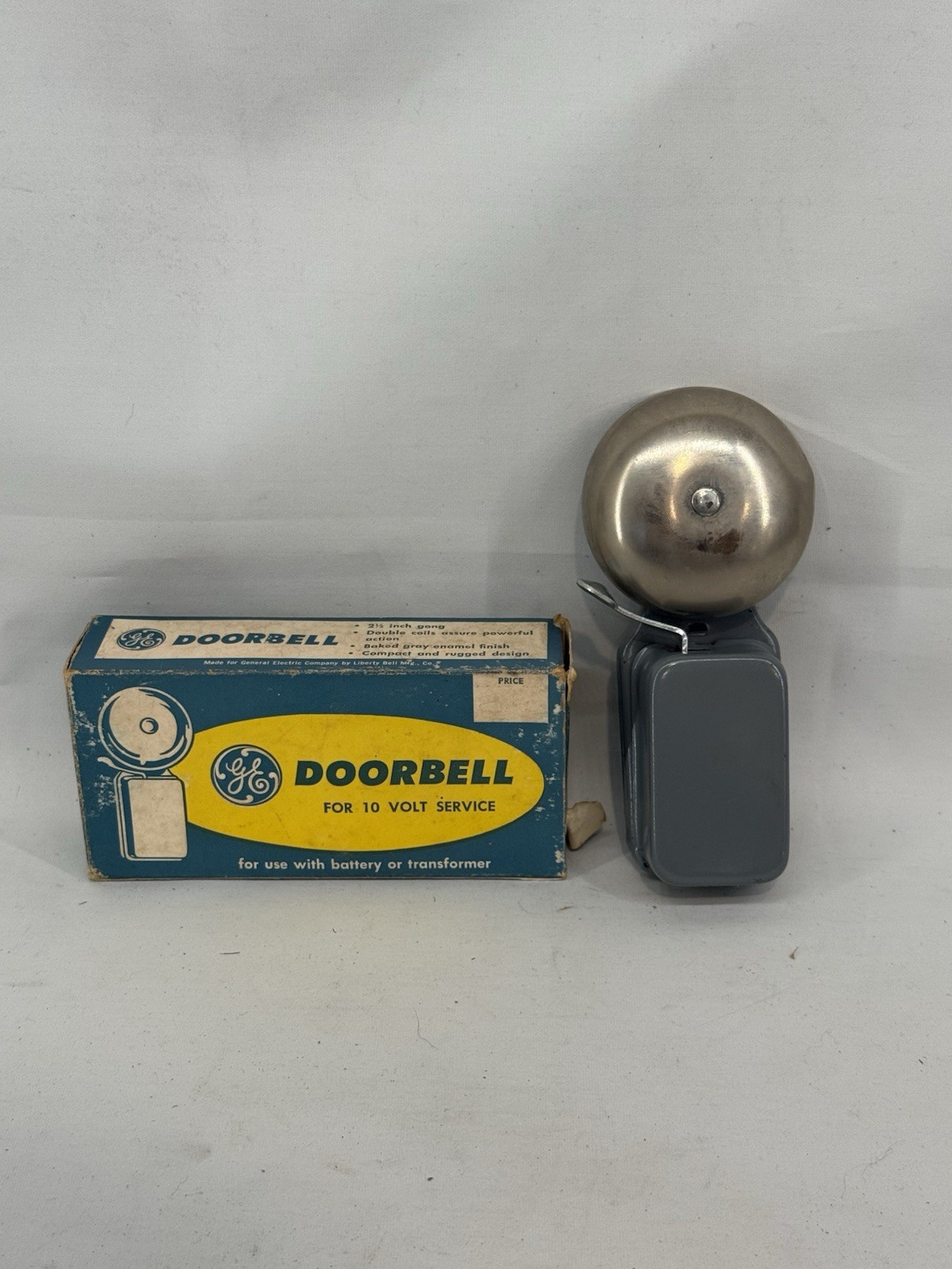 Vintage NOS GE General Electric DOORBELL 10 Volt Service