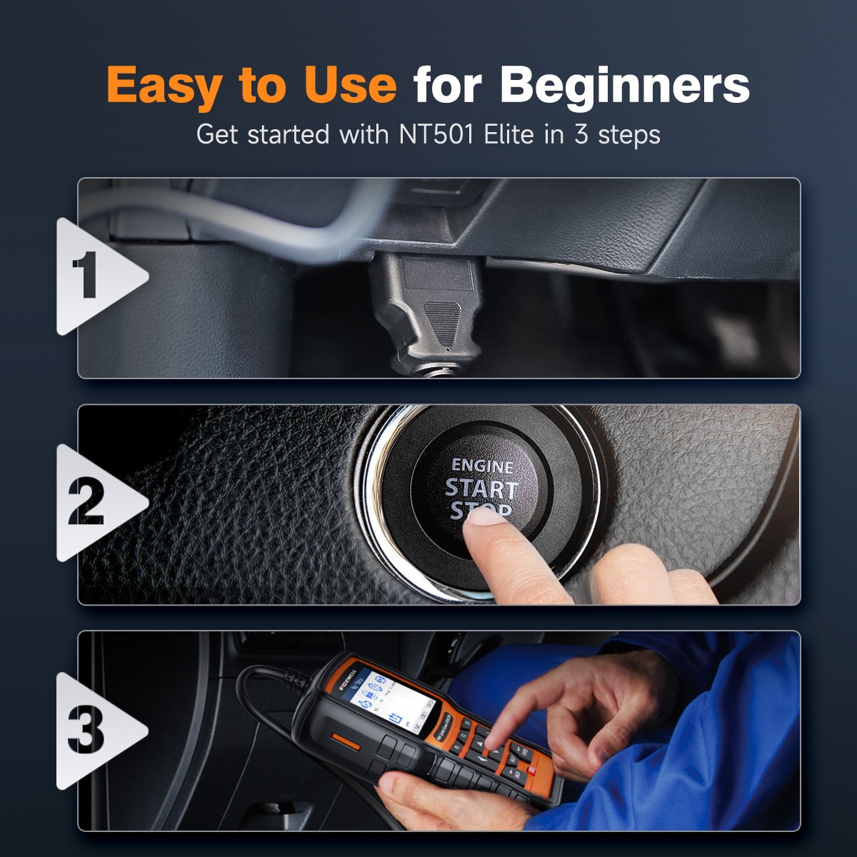 FOXWELL NT510 Elite for Toyota Bidirectional Scanner All System Diagnostic Tool