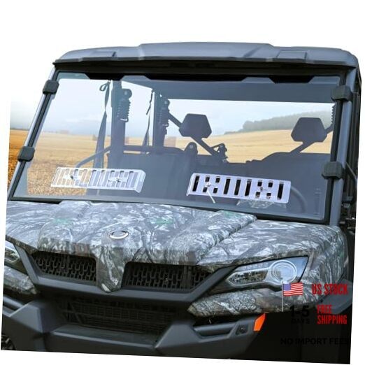 Sliding Vented Front Full Windshield Compatible with CFMOTO Vented Windshield