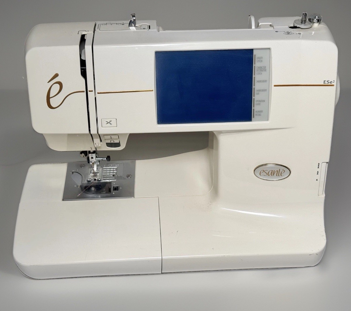 Baby Lock Esante Ese-2 Embroidery Sewing Machine w/ Embroidery Arm + Cover