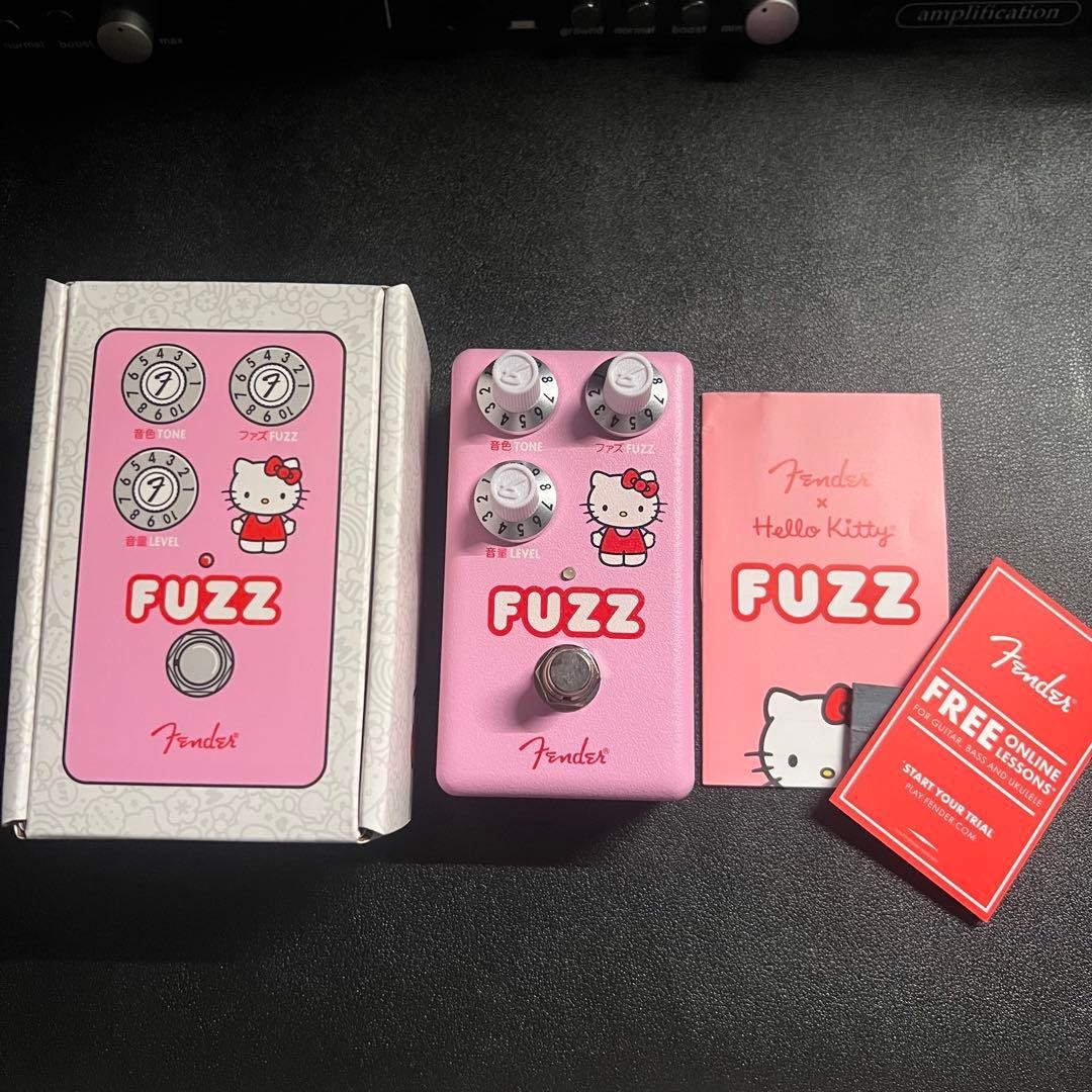 Fender Hello Kitty Fuzz Pedal Pink 50th Anniversary Limited Edition From JPN