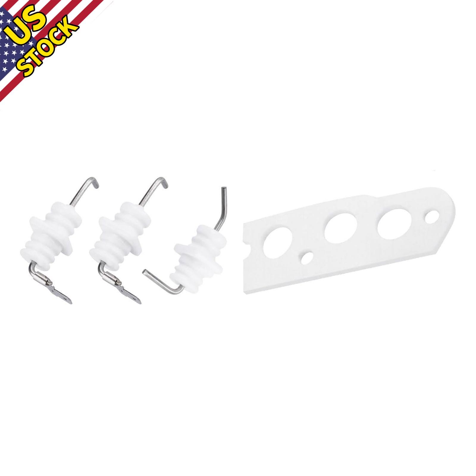 104000192-K Flame Rod Electrode Kit for Rinnai R75 R94 Tankless Water Heaters
