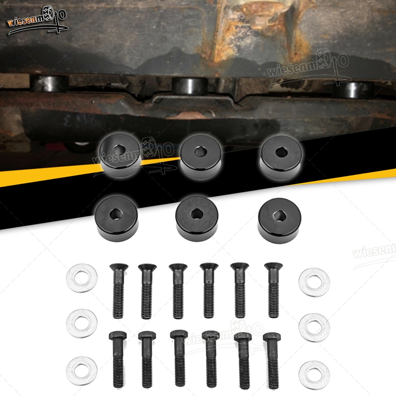 Billet Transfer Case Drop Spacers Carrier Kit For Jeep Wrangler YJ/TJ/LJ 87-06